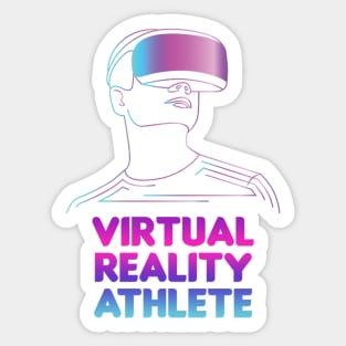 virtual reality athlete Sticker